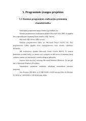 Veterinarijos ligoninės apskaitos sistema 9 puslapis