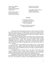 Vilties (tikėjimo) semantika rašytojų lietuvių literatūros poezijoje 13 puslapis