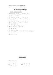Tiesiniai veiksmai su matricomis 7 puslapis