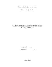 Taikomoji elektrotechnika 16 puslapis