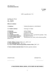 Turto įvertinimo ataskaita: UAB "Namas Tau" 3 puslapis