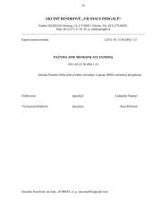 Dokumentų valdymas: AB "Vilniaus pergalė" 11 puslapis