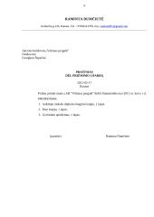 Dokumentų valdymas: AB "Vilniaus pergalė" 5 puslapis
