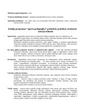 Praktikos ataskaita: sporto pedagogika 3 puslapis