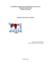 Praktikos ataskaita: UAB "Entesa" švarumo centras "Joglė"