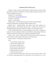 Priešdiplomės praktikos ataskaita: specialioji mokykla-darželis "Versmė" 3 puslapis