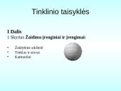 Tinklinio aikštė ir įrenginiai. Žaidimo taisyklės 11 puslapis