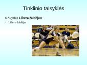 Tinklinio aikštė ir įrenginiai. Žaidimo taisyklės 16 puslapis