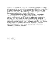 Folkloriškumas kūrinyje "Baltaragio malūnas" 3 puslapis