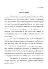 I believe in true love