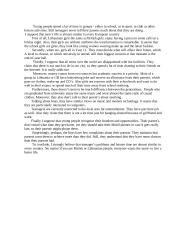 Young people and their freetime