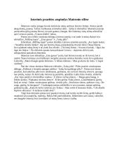 Istorinės praeities atspindys Maironio eilėse