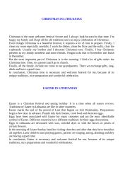 Lithuanian festivals