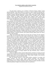 Sava kultūrinė aplinka padeda skleistis asmenybei