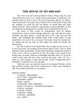 The house of my dreams