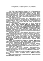 Vilnius College in higher education 3 puslapis