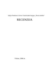 J. Perekrest ir I. Varneckaitė "Noriu nobelio"