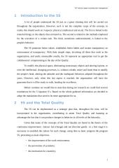"5S" and this impact on production management