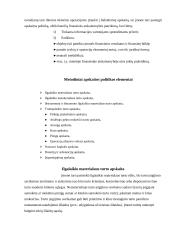 Apskaitos politikos įgyvendinimas metodiniu aspektu 3 puslapis