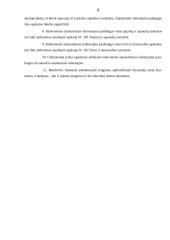 Įmonių apskaitos politikos įgyvendinimas 8 puslapis