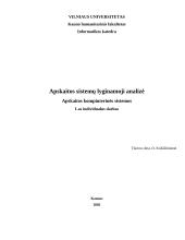 Apskaitos sistemų lyginamoji analizė