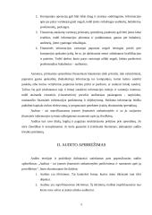 Auditas: svarba ir būtinumas 4 puslapis