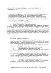 Auklėtinių ir auklėtojų bendravimas pedagoginiame susitikime 7 puslapis