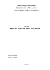 Autorystės fiksavimas, kūrinių registravimas