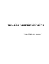 Ekonomistai - Nobelio premijos laureatai