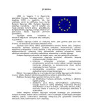 Europos Sąjunga (ES), jos istorija ir raida 2 puslapis