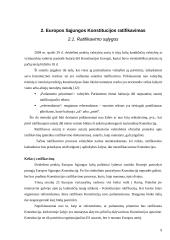 Europos Sąjungos (ES) Konstitucija: ratifikavimas ir jo problematika 9 puslapis
