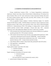 Europos Standartizacijos Komiteto veikla 4 puslapis
