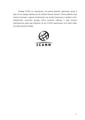 ICANN (Internet Corporation for Assigned Names and Numbers) teisinė struktūra 11 puslapis
