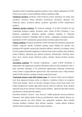 ICANN (Internet Corporation for Assigned Names and Numbers) teisinė struktūra 4 puslapis