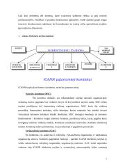 ICANN (Internet Corporation for Assigned Names and Numbers) teisinė struktūra 5 puslapis