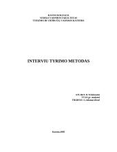 Interviu tyrimo metodas 7 puslapis