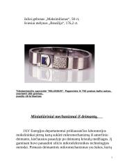 Juvelyriniai dirbiniai. Deimantas 7 puslapis