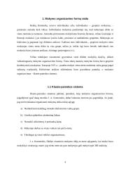 Mokymo organizavimo formos 4 puslapis