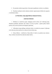 Mokymo organizavimo formos 8 puslapis