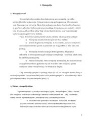 Monopolijos esmė ir monopolinės įmonės. Monopolijos reguliavimo apžvalga 4 puslapis