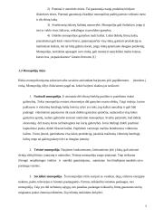 Monopolijos esmė ir monopolinės įmonės. Monopolijos reguliavimo apžvalga 5 puslapis
