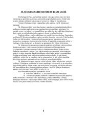 Montessori metodo ištakos ir esmė 5 puslapis