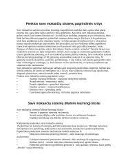 Save mokančios sistemos (machine learning), jų taikymas, šiuolaikiniai pasiekimai 3 puslapis