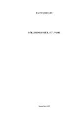 Sėklininkystė Lietuvoje