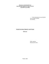 Teisės ir politikos santykis