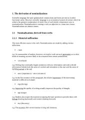 The nominalizations in scientific discourse of scientific texts 4 puslapis
