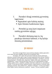 Tremtinių gyvenimas