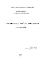 Vaiko pasaulis Vaižganto kūryboje