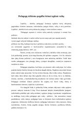 Vaiko ugdymas: šeimos ir ikimokyklinės įstaigos sąveika 6 puslapis