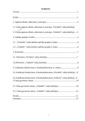 Vaikų darželių palyginimas: "Valdorfo" ir "Vėrinėlio" darželiai